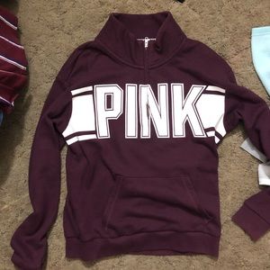 PINK burgundy sweater